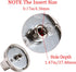 DG64-00473A Burner Dial Knob (Upgrade&Durable) with Metal Ring for Samsung Range Oven Replaces DG64-00347A,AP5917439, PS9606608
