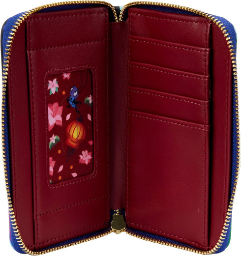 Loungefly DISNEY MULAN CASTLE ZIP AROUND WALLET...