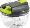 Multi-Function Manual Food Chopper & Processors with Handle and Cover,Vegetable Chopper Shredder,Garlic Press,Suitable for Onions Garlic Peppers C...