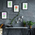 18Pcs Wildflower Stencils Flower Leaf Painting Stencils Reusable Wild Flower Stencil Plastic Art Drawing Templates DIY Crafts Plant Stencil for Pa...