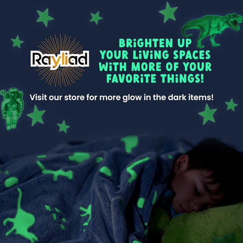 Glow in The Dark Construction Wall Stickers – 10 Large Bright Decals for Bedroom Walls and Ceilings – Glowing Sticker Decorations for Girls and Bo...