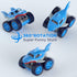 MaxTronic Mini Remote Control Car, 4WD 2.4Ghz Remote Control 360° Rotating Built-in Rechargable Battery Fast Mini Stunt RC Car, Shark Car Truck To...
