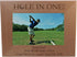Personalized Hole-In-One Golf Laser Engraved Solid Natural Alder Wood Golfing Tabletop/Hanging Picture Photo Wooden Custom Frame (4x6-inch Horizon...