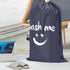 HOMEST XL Wash Me Travel Laundry Bag, Dirty Clothes Organizer, Large Enough to Hold 4 Loads of Garments, Easy Fit a Hamper or Clothing Basket, Gre...