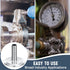 4 Pcs 1.5" Tri Clamp to 0.5" Hose Barbed Adapter 304 Stainless Steel Sanitary Hose Barb Pipe Fitting 50.5 mm Barbed Hose Fittings Sanitary Fitting...