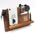 World's Best Bonus Father Wooden Desk Docking Station, Best Bonus Dad Gifts, Father's Day Birthday Gifts for Bonus Dad Stepdad Stepfather, Bonus D...