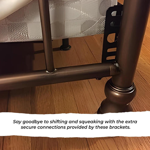 Kings Brand Furniture Bed Frame Footboard Extension Brackets Set of 2 Compatible with Twin, Full, Queen, King Sizes...