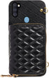 Furiet Detachable Crossbody Strap Wallet Case for Samsung Galaxy A11/M11 with Zipper Purse, Multi Card Slots and PU Leather Stand Shockproof Cell ...
