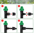 30Pcs Drip Irrigation Emitters Sprayer with Lock Barbed for 1/4" Drip Irrigation Tubing Leak-Proof Adjustable Micro Spray Irrigation Drippers for ...