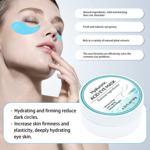 Under Eye Patches, Hyaluronic Acid Eye Mask Moisturizing, 60PCS Eye Gel Pads With Collagen Eye Treatment for Reducing Dark Circles, Wrinkles Anti-...