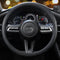 Car Steering Wheel Cover, Anti-Slip Silicone Steering Wheel Protector, Universal Car Accessories Wheel Cover for Most of Cars (Black)...