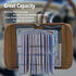 Credit Card Holder Wallet Large Leather Passport Case 42 Card Slots...