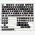 114 Keys PBT Doubleshot WOB Keycaps Cherry Profile Black Keycap Set Fit for 61/64/87 Cherry Mx Switches Mechanical Keyboard...