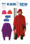 Kwik Sew K3543 Hats Sewing Pattern, Mittens and Shawl...
