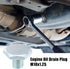 X AUTOHAUX M10x1.25 Steel Engine Oil Drain Plug Screw with Seal Ring for Mazda for Ford Focus Silver Tone...