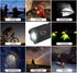 2 in 1 Blacklights Flashlight, UV 395nm Ultraviolet Torch Light High Lumen for Home Security, Outdoor Camping Cycling Hiking, Scorpion Hunting, Pe...