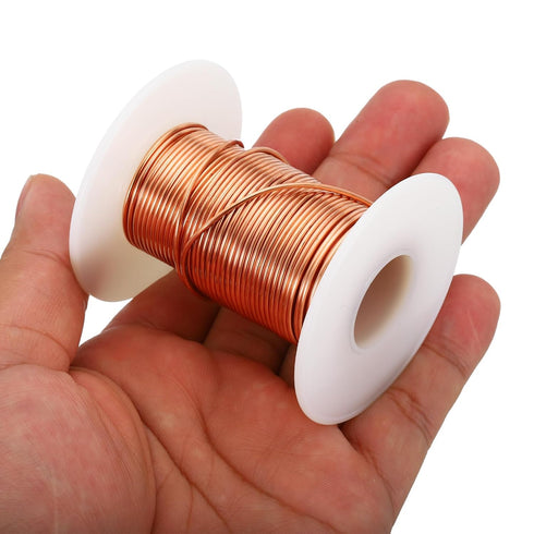 PATIKIL 99.9% Soft Copper Wire, 17Gauge/1.1mm Diameter 10m/32.8ft Spool Pure Copper Craft Wire for Jewelry Making Beading Garden Plants...