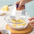 Spring Chef Large Purple Dough Blender For Baking, Heavy Duty Dough Cutter Tool, Stainless Steel Puff Pastry Cutter Tool with Sharp Blades, Dishwa...
