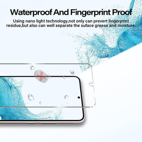 BIGFACE Galaxy S22 Plus Tempered Glass Screen Protector, 2 Pack, Anti-Scratch, Ultrasonic Fingerprint Unlock, Case Friendly, 9H Hardness...