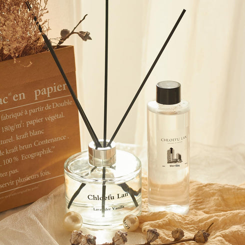 Chloefu LAN Hotel Scented Oil Diffuser Refill 7.05 oz Natural Essential Scented Oil - Best for Aromatherapy, SPA and Home, 0% Alcohol, Unique Blen...