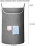 X-Large Hanging Laundry Hamper Bag, Door Hanging Hamper with Front Pocket Dirty Clothes Hanging Laundry Bag Large Size 35X22 inch Door Laundry Bas...