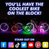 Activ Life Bicycle Lights (1 Tire, Color-Changing) Fun Summer Accessories for Cool Beach Cruisers, Top Mountain, BMX Trick, Road, Recumbent, Commu...