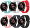 FitTurn 6pack Bands Compatible with OYG Smart Watch IP68 Waterproof Fitness Tracker Replacement Soft Straps Silicone Watch Band Strap with Quick R...