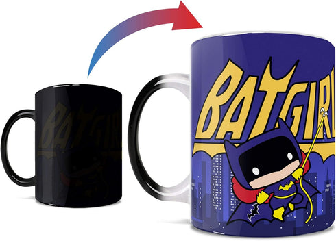 Morphing Mugs DC Comics - Batwoman - Chibi Cartoon - Justice League - 11 oz Heat Sensitive Mug – Ceramic Color Changing Coffee Tea Mug...
