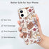 Aesthetic Butterfly Book Phone Case Compatible with iPhone 11, Vintage Brown Book Trendy Cool Girl Boy Case for iPhone 11, Silicone Shockproof TPU...