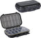 Goture Small Tackle Box,Waterproof Fishing Lure Boxes, 2 sided adjustable Small Plastic Case Small Box Storage Containers Black SMALL 6.69'' X 4.3...