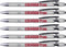 Alabama Soft Touch Coated Metal Stylus Pens - 6 Pack 30502......