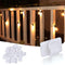 Brightown White Light Clips - Strongly Sticky with 25-Clips, 30-Stickers Christmas Light Clips, UV-Resistant Material, Decorate Damage-Free Cable ...