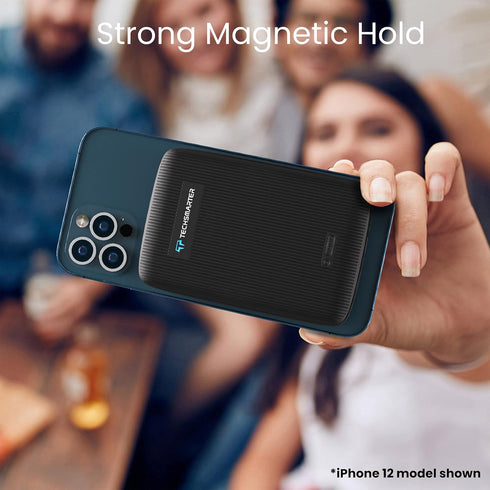 TECHSMARTER 10000mAh Magnetic Wireless Power Bank, 18W USB-C PD Portable Phone Charger. Compatible with iPhone 12, 13, 14 only...