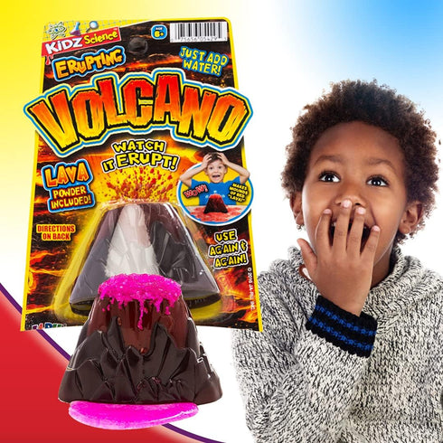 Small Erupting Volcano Science Kit (6 Volcano Toy) Science Experiments for Kids 6-8. Preschool Educational Lab Learning STEM Toys & Homeschool Sup...