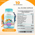 10-in-1 Immune System Support Booster with Elderberry, D3, Selenium, Quercetin, Zinc, Vitamin C, Ginger, Turmeric Curcumin, B6, Echinacea – Natura...