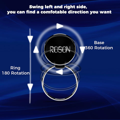 ROSON Sunglass Holder for Car Dash Sunglasses Clip Premium Metal-Alloy Glasses Eyeglass Holder Truck Car Accessories for Women Man - Any Surface Y...