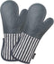 Silicone Oven Mitts Heat Resistant 932? with Waterproof & Non-Slip Kitchen Mittens, Set of 2 Extra Long Oven Gloves with Soft Cotton Terry Lining ...