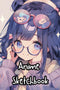 Anime Sketchbook: blank notebook for drawing manga, cute Kawaii girl sketch pad, doodle journal...