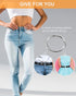 Buckle Free Belt for Women Men, Black Elastic Waist Adjustable Stretchy Invisible Buckleless Belt for Jeans Pants Shorts...