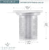 Teabloom Stainless Steel Loose Leaf Tea Infuser with Porcelain Lid/Coaster - Fits Most Mugs and Cups...