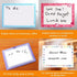 Dry Erase Board Refrigerator Whiteboard Wall Sticker Easy Removable Non Magnetic - Marker Board Sheets Easy Attached & Detached on Glass Without G...