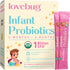 Lovebug Award Winning USDA Organic Probiotic for Infants | Ages 0-6 Months | Helps with Colic, Reflux, Diarrhea, Constipation & Gas | Tasteless Po...