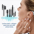 Hearing Aid Cleaning Kit 11 pcs Hearing Amplifier Cleaning Tools Headset Earbuds Earphones Cleaning Brushes with Case...