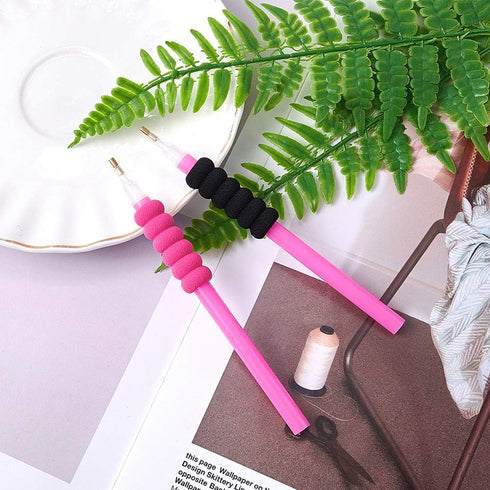 GORGECRAFT 60PCS 10 Colors Soft Foam Pencil Grips Pen Grippers Pencil Cushion Pen Holder Sponge Grips Painting Drawing for Adults Arthritis Writin...