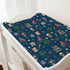 Ocean Pirate Ship Skull Parrot Palm Trees Changing Pad Covers for Boys 32''x16'' Fun Boy's Nautical Nursery Fitted Diaper Change Table Sheets Mats...