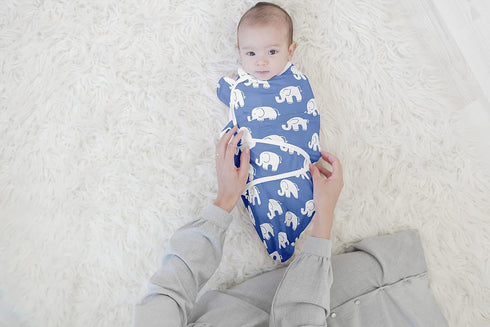 BaeBae Goods Swaddle Blanket, Adjustable Infant Baby Swaddling Wrap Set of 4, Baby Swaddling Wrap Blankets for Boys and Girls Made in Soft Cotton ...