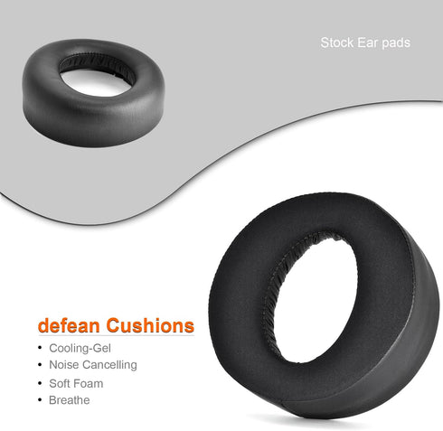 PS5 Cooling Gel Ear Pads - defean Replacement Ear Cushion Cover Cushion Compatible with Sony ps5 Wireless headphone, PULSE 3D Wireless Headset, Vs...