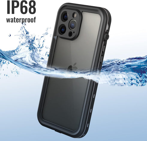 Waterproof iPhone 13 Pro Max Case - Full Body Protection Case for iPhone 13 Pro Max 6.7 inch Waterproof Shockproof Dustproof Phone Case with Built...