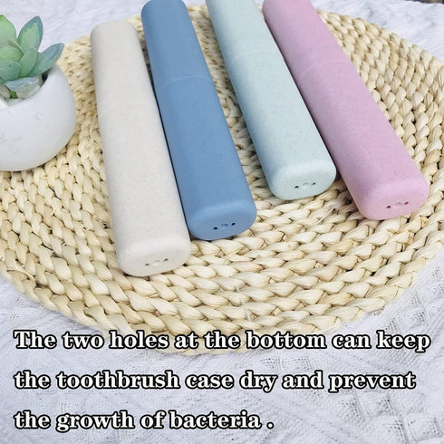 4 Packs Toothbrush Travel Case Portable Travel Toothbrush Holder Breathable Toothbrush Travel Containers for School Business Camping Travel Toothb...