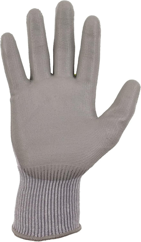 Ergodyne ProFlex 7024 Cut Resistant Work Gloves, ANSI A2, PU Coated Palms for Flexible No Slip Grip, Abrasion Resistant, 13g, Touchscreen Capable,...
